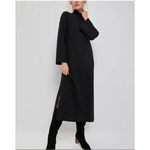 NWT Pomander Place for Tuckernuck Vivianne Noir Maxi Sweater Dress Size L